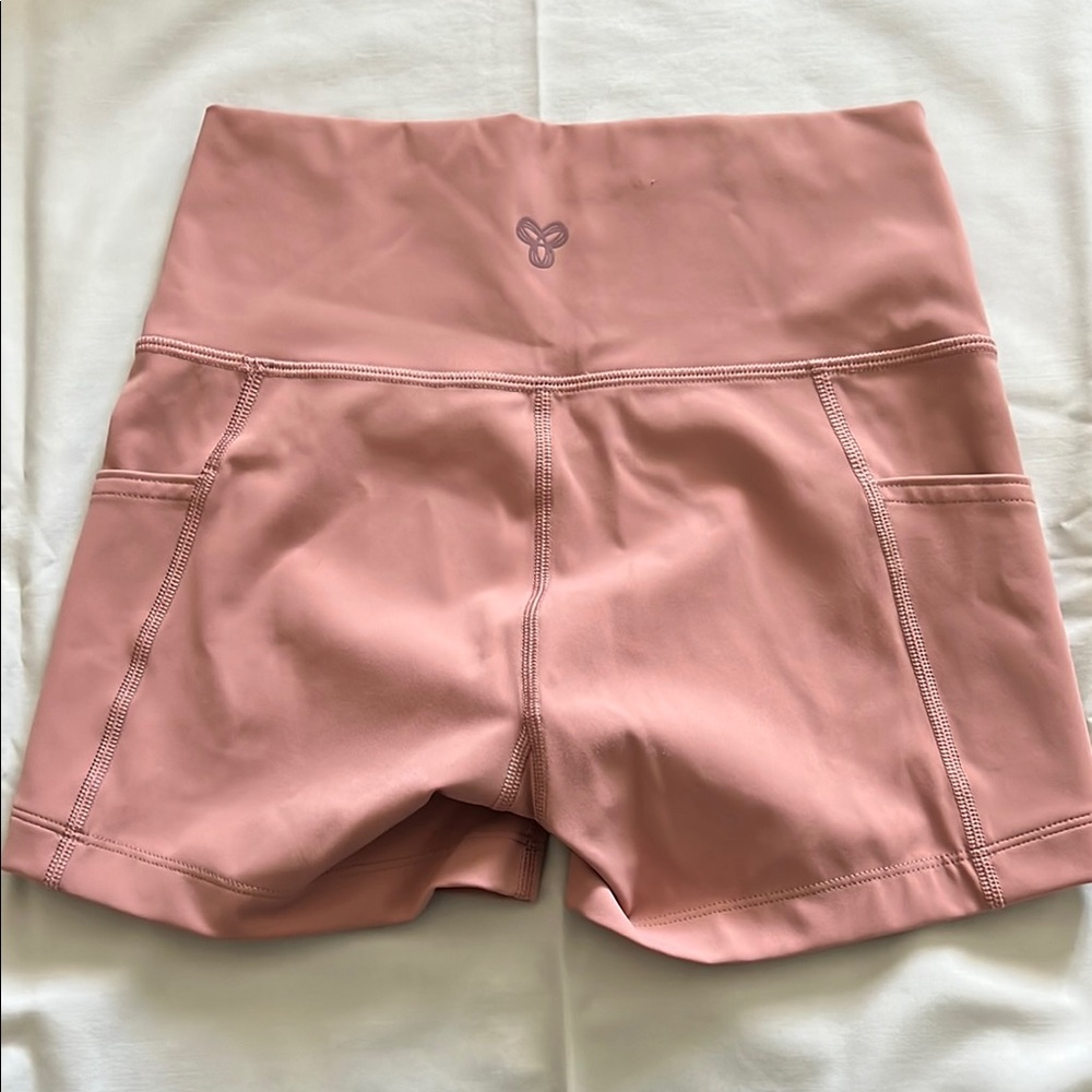Women's Pink High-Waisted Shorts